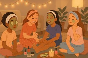 3. Host a DIY Spa Night