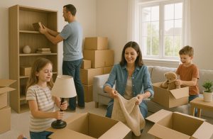 Unpack Room by Room to Stay Organised