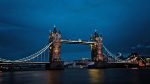 Stroll Along Tower Bridge by Moonlight